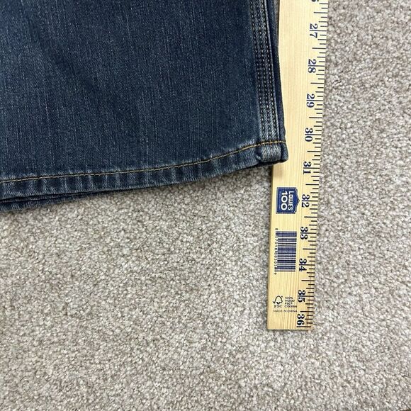 Carhartt Men's 40x32 Relaxed Jeans Straight Leg 101483-968 Blue Denim Workwear - Picture 9 of 10
